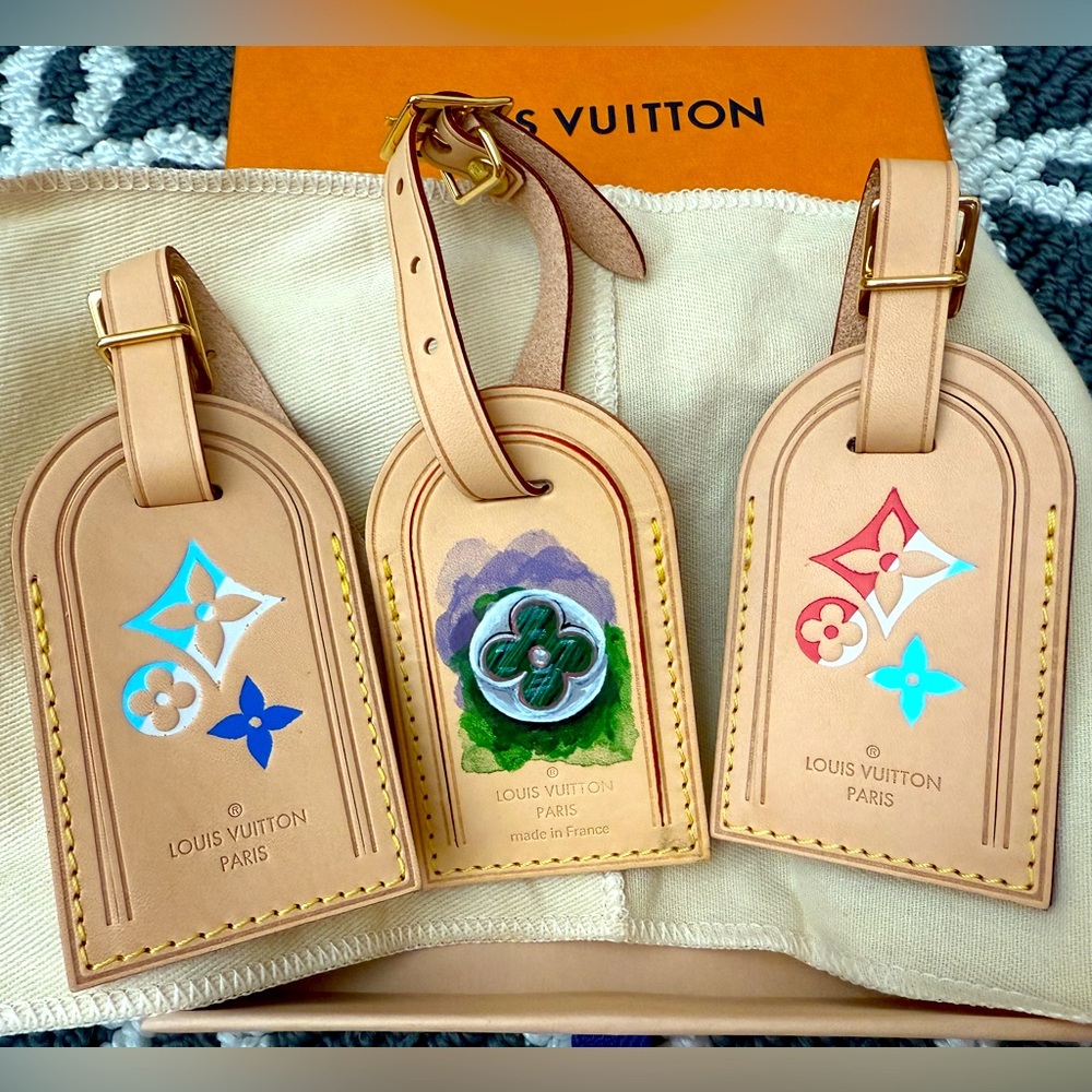 Louis Vuitton Luggage Tags Set of 3